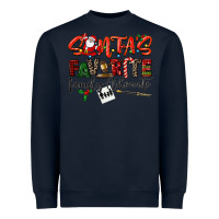 Navy santa's favorite family advocate Heavyweight Sweatshirt - LillyAllenDesigns