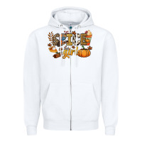 White Spice girl Zipper Hoodie - NancyCooperArtShop