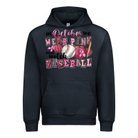 Navy in october we wear pink and watch  baseball Urban Hoodie - FaDigitalArtStudio