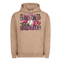 Pigment Burro in october we wear pink and watch  baseball Urban Hoodie - FaDigitalArtStudio
