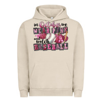 Pigment French Oak in october we wear pink and watch  baseball Urban Hoodie - FaDigitalArtStudio