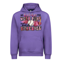 Tulip in october we wear pink and watch  baseball Urban Hoodie - FaDigitalArtStudio