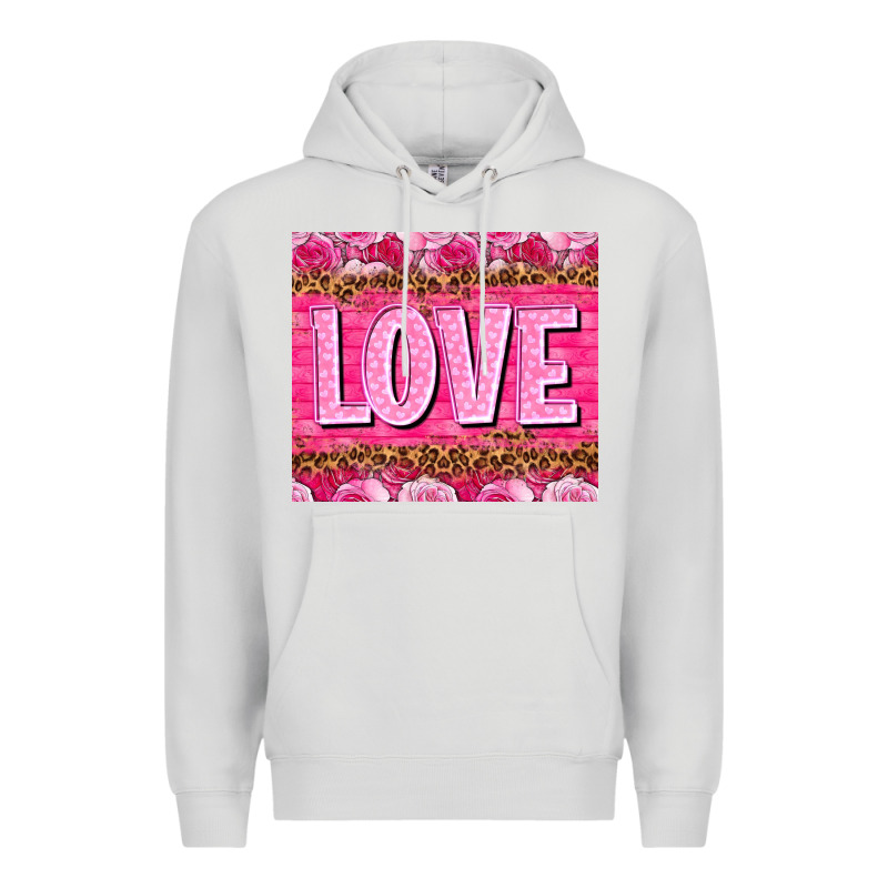 Love Valentine's Day Tumbler Premium Hoodie by HowdyJamesFarm | Teevron