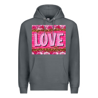 Rock Love Valentine's day tumbler Premium Hoodie - HowdyJamesFarm
