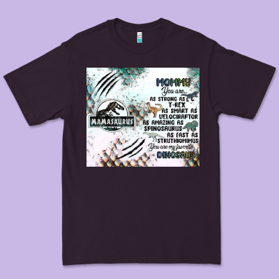 Don't Mess With Mamasaurus Premium Tee Designed By Jahusdesignshop