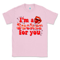 Bubblegum Pink im a sucker for you valentines the day Classic Tee - NancyCooperArtShop