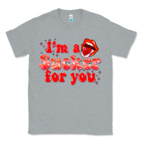Heather Grey im a sucker for you valentines the day Classic Tee - NancyCooperArtShop