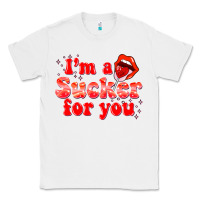 White im a sucker for you valentines the day Classic Tee - NancyCooperArtShop