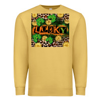 Antique Gold St. Patricks Day lucky Premium Sweatshirt - CowGirlArtShop