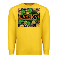 Lemon St. Patricks Day lucky Premium Sweatshirt - CowGirlArtShop
