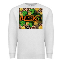 Oatmeal Heather St. Patricks Day lucky Premium Sweatshirt - CowGirlArtShop