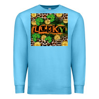 Ocean Blue St. Patricks Day lucky Premium Sweatshirt - CowGirlArtShop