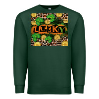 Sports Green St. Patricks Day lucky Premium Sweatshirt - CowGirlArtShop
