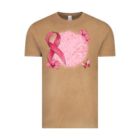 Vintage Camel customized breast cancer ribbon and background Vintage Tee - MaliasSmallBusiness