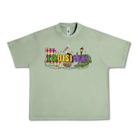 Oil Green louisiana mardi gras Urban Heavy Tee - MaliasSmallBusiness