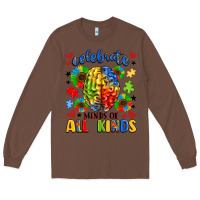 Chestnut celebrate neurodiversity Long Sleeve Tee - LillyAllenDesigns