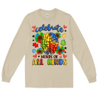 Mushroom celebrate neurodiversity Long Sleeve Tee - LillyAllenDesigns