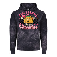 Cloud Black tacos are my valentine Vintage Hoodie - MaliasSmallBusiness