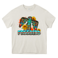 Cream freebird thunderbird Heavy Core Tee - AdoDesignShop