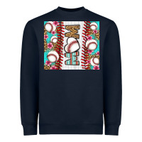 Navy baseball mom Heavyweight Sweatshirt - LillyAllenDesigns
