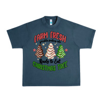 Midnight Navy farm fresh christmas tree Urban Heavy Tee - MaliasSmallBusiness