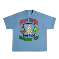 Pebble Blue farm fresh christmas tree Urban Heavy Tee - MaliasSmallBusiness