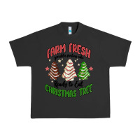 Pigment Black farm fresh christmas tree Urban Heavy Tee - MaliasSmallBusiness