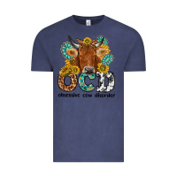 Vintage Denim obsessive cow disorder Vintage Tee - NancyCooperArtShop