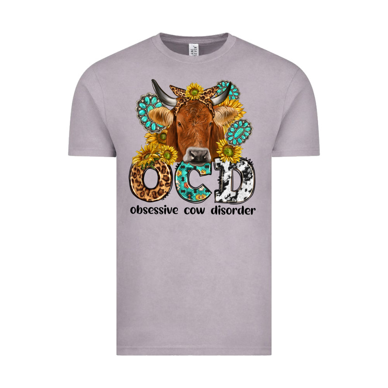 Obsessive Cow Disorder Vintage Tee by NancyCooperArtShop | Teevron