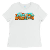 White basketball coffee cups Ladies Tee - Jasminsmagicworld