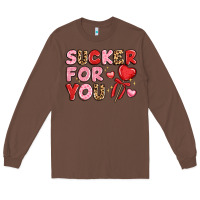 Lovethemed Typography With Heart Lollipop Long Sleeve Tee | Teevron