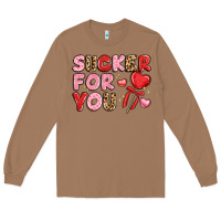Toasted Coconut lovethemed typography with heart lollipop Long Sleeve Tee - LillyAllenDesigns