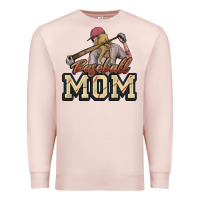 Pale Pink Baseball mom Premium Sweatshirt - HowdyJamesFarm