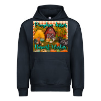 Navy pumpkin kisses harvest wishes tumbler Urban Hoodie - BundleAndBundleShop