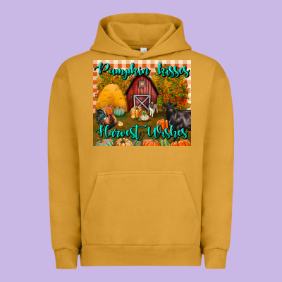 Pumpkin Kisses Harvest Wishes Tumbler Urban Hoodie Designed By Bundleandbundleshop