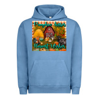 Pigment Pebble Blue pumpkin kisses harvest wishes tumbler Urban Hoodie - BundleAndBundleShop