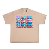Burro teacher stacked Urban Heavy Tee - NancyCooperArtShop