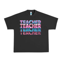 Pigment Black teacher stacked Urban Heavy Tee - NancyCooperArtShop
