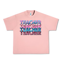 Salmon teacher stacked Urban Heavy Tee - NancyCooperArtShop