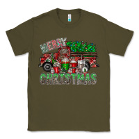 Army Green merry christmas  truck Classic Tee - CowhideDigitalArt