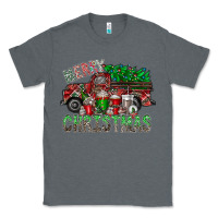 Charcoal Heather merry christmas  truck Classic Tee - CowhideDigitalArt