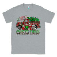 Heather Grey merry christmas  truck Classic Tee - CowhideDigitalArt