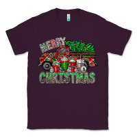 Plum merry christmas  truck Classic Tee - CowhideDigitalArt