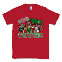Red merry christmas  truck Classic Tee - CowhideDigitalArt