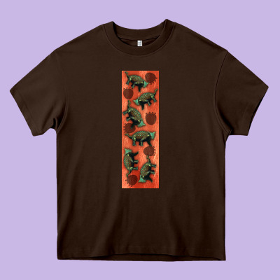 Dinosaur Ankylosaurus Pen Wrap Heavy Core Tee Designed By Artiststas