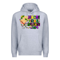 Heather Grey mardi gras drinking team margaritas Premium Hoodie - CowGirlArtShop
