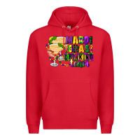 Red mardi gras drinking team margaritas Premium Hoodie - CowGirlArtShop