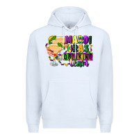 White mardi gras drinking team margaritas Premium Hoodie - CowGirlArtShop
