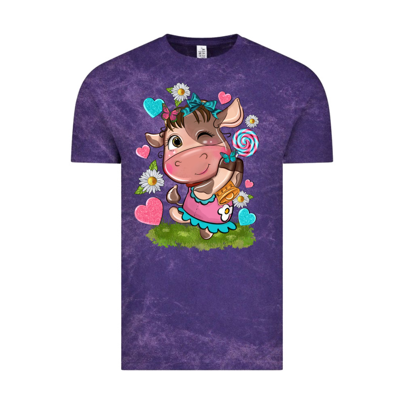 Little Cute Cow Vintage Tee by NancyCooperArtShop | Teevron