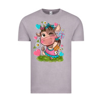 Vintage Zinc little cute cow Vintage Tee - NancyCooperArtShop